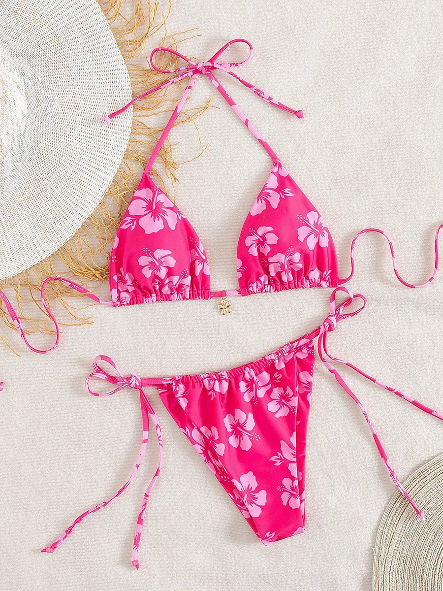 Sexy Micro Bikini Women Swimsuit 2026 Trend Two-piece Thong Bikini Set