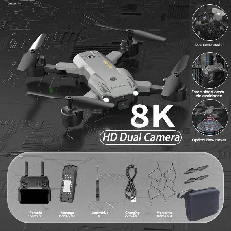 Drone 8K Professional Drones 4K HD Aerial Photography Obstacle Avoidance Quadcopter Helicopter RC Distance 3000M - Empire P.E