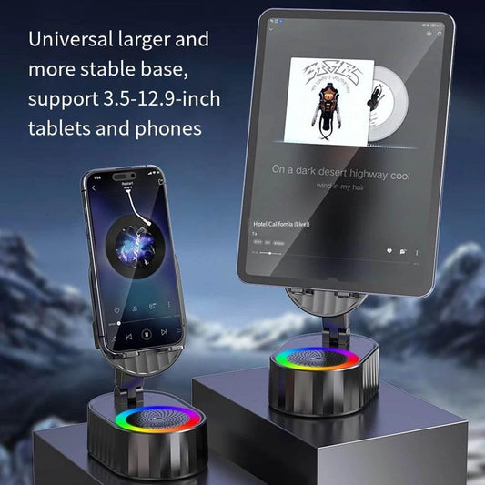 5 in 1 Induction Speaker Phone Stand Home Smart Wireless Bluetooth Speaker Office Upright Tablet Stand - Empire P.E