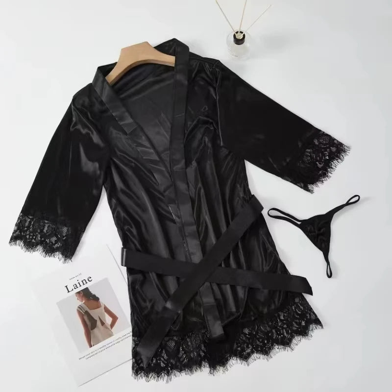Women Ice Silk Robes - Empire P.E