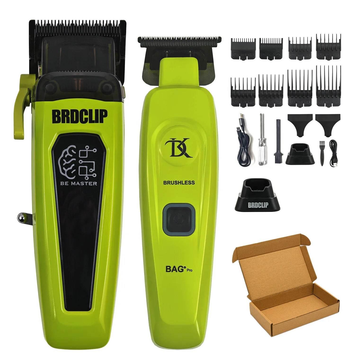 New Professional BRDCLIP BRD106 078 Hair Clipper 7500RPM 7200RPM Hair Salon Trimmer DLC Blade with Charging Base Barber for Men - Empire P.E