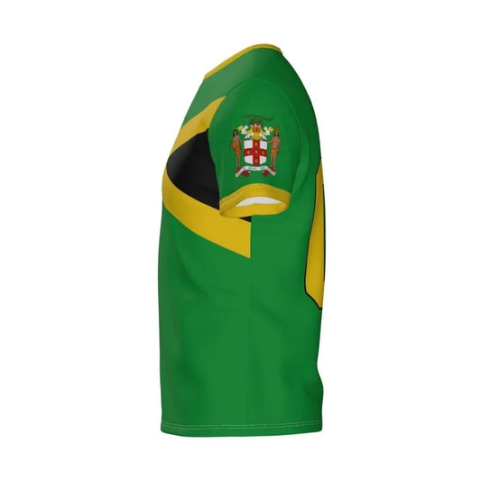 Jamaican Flag badge 3D Printed Men's T-shirts Women Fashion T shirt clothes  National Day Gifts Personalized Casual Tops - Empire P.E