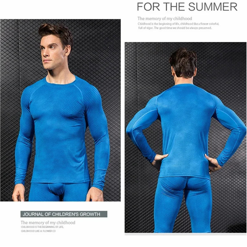 Men's Fitness Long-Sleeved Shirts - Empire P.E
