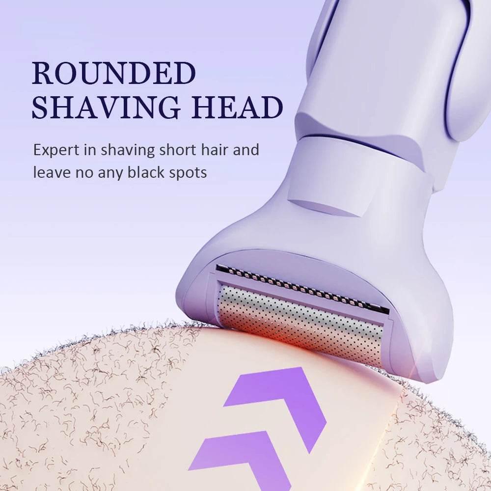 Electric Razors for Women 5 In 1 Bikini Trimmer Face Shavers Hair Removal for Underarms Legs Ladies Body Trimmer Home Appliances - Empire P.E