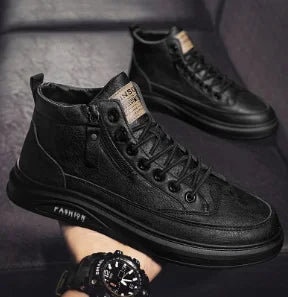 Casual Leather Training Wear Resistant Sneakers Outdoor - Empire P.E