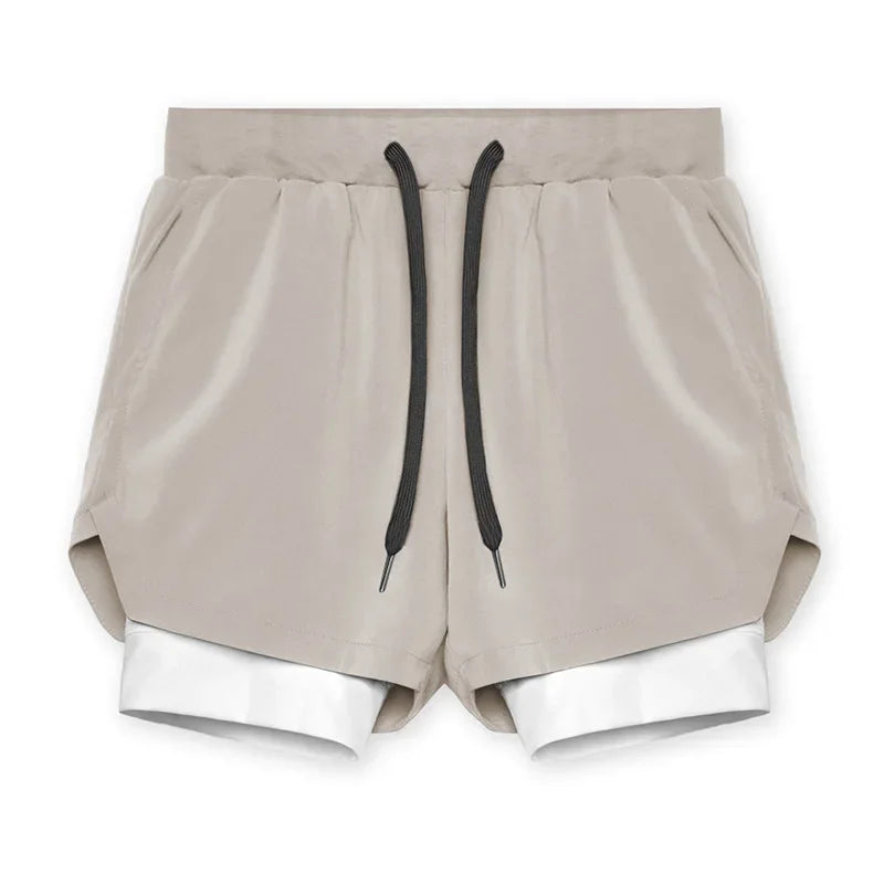 2023 new Breathable Double layer sport shorts - Empire P.E