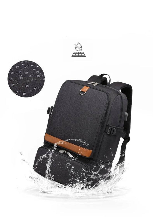 Laptop Backpack Compartment USB Waterproof Backpacks - Empire P.E