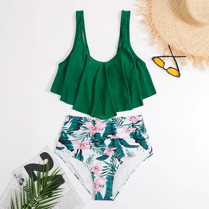 Women's Two Piece High Waist Bikini Set
