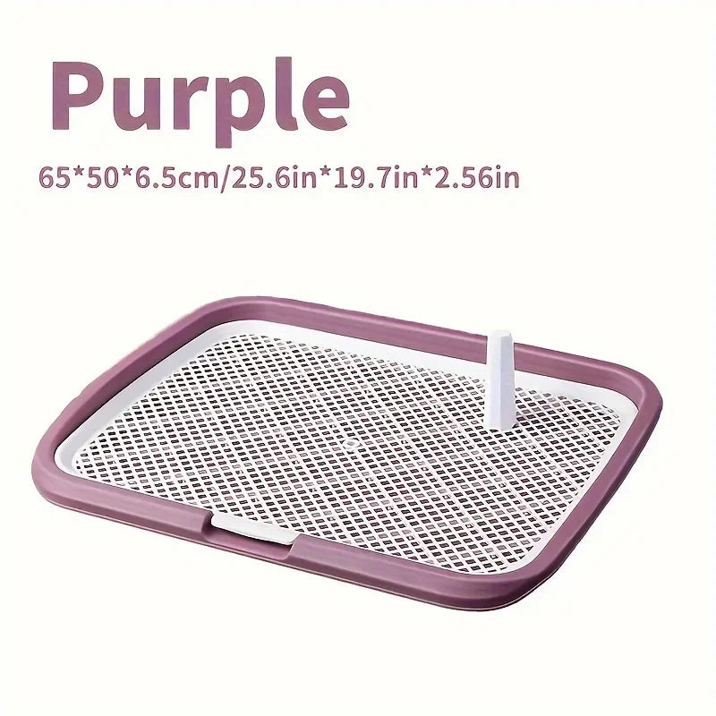 Dog Potty Training Toilet, Plastic Dog Pee Pad Holder With Removable Net