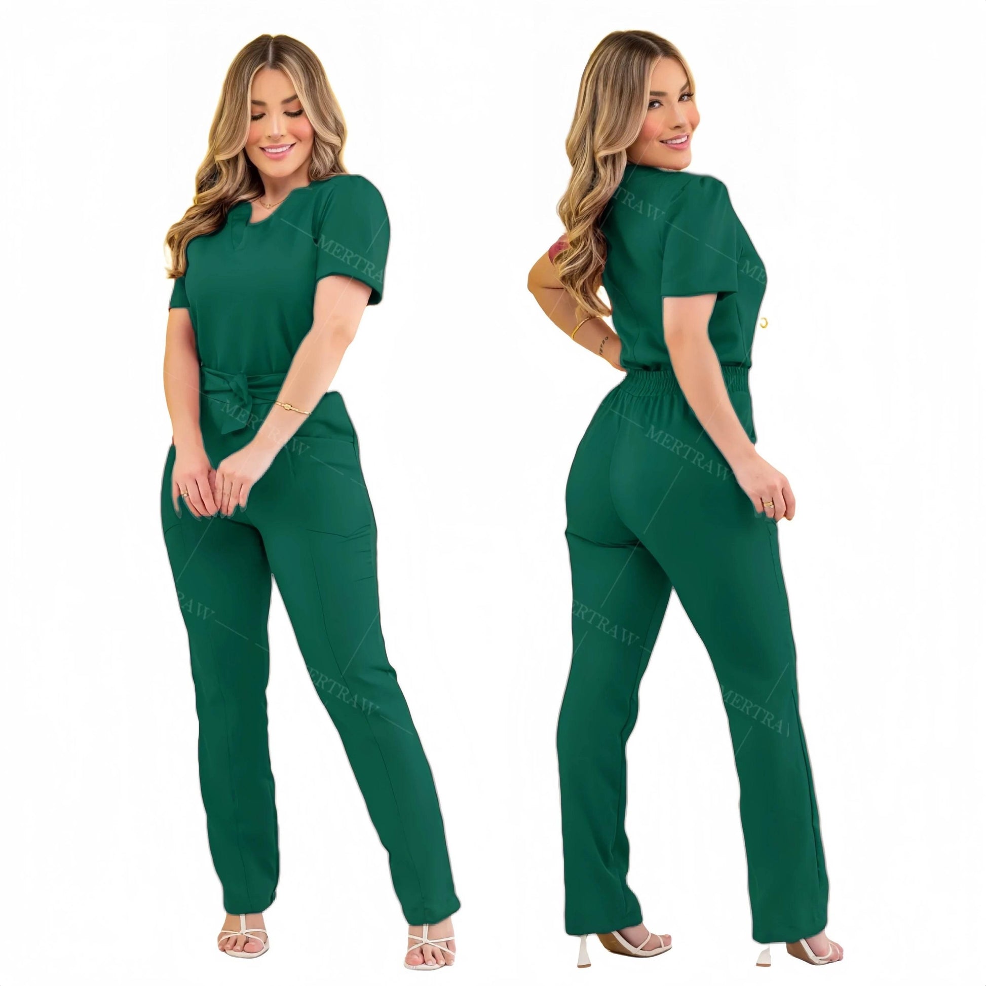 Hospital Scrubs Uniform Medical Scrubs Uniform Wholesale Beauty Salon Spa Short Sleeve Medical Uniforms Nursing Scrubs Sets - Empire P.E