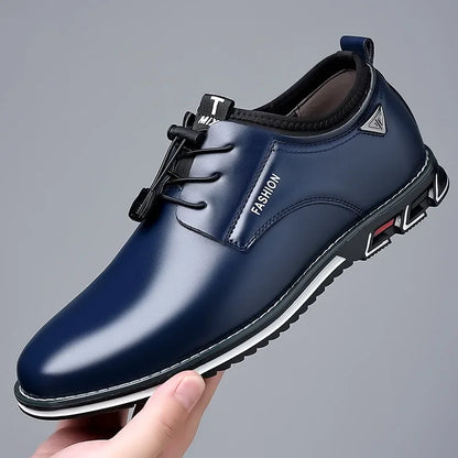 Mens Casual Oxford Pointed Toe Slip on Shoes - Empire P.E