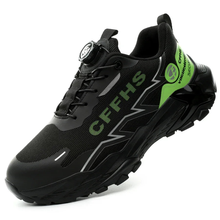 Rotating button Security Shoes
