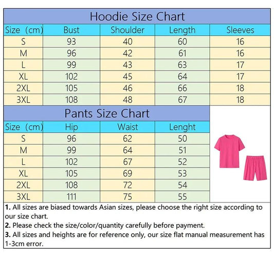 2025 Womens Outfits Fashion Casual Printing Short Sleeve+Shorts Suit Simplicity T-shirt Tracksuits Summer Daily Short Sets S-3XL - Empire P.E