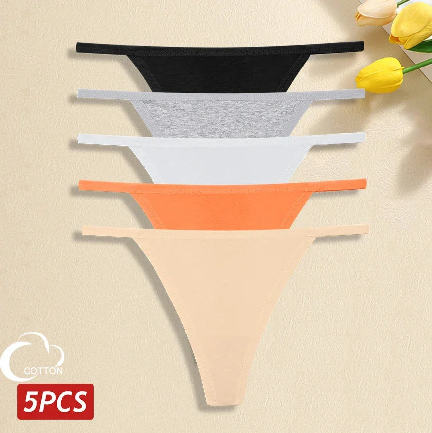 5Pcs Women Cotton Panties Female Thin - Empire P.E