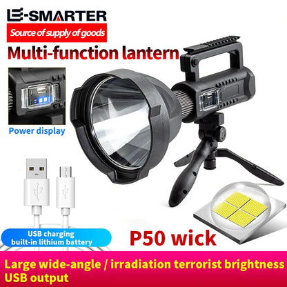 Rechargeable  Outdoor High Power Lighting Flashlight