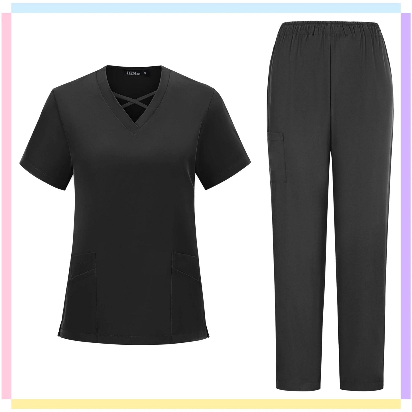 Hot Sale Anti Wrinkle Washable Soft Nurse Scrubs Hospital Medical Scrubs Women Nursing Top Jogger Scrubs Uniforms Sets Work Wear - Empire P.E