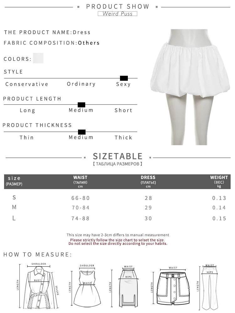 2Piece Set Autumn Long Sleeve Crop Tops+Puffy Skirt - Empire P.E