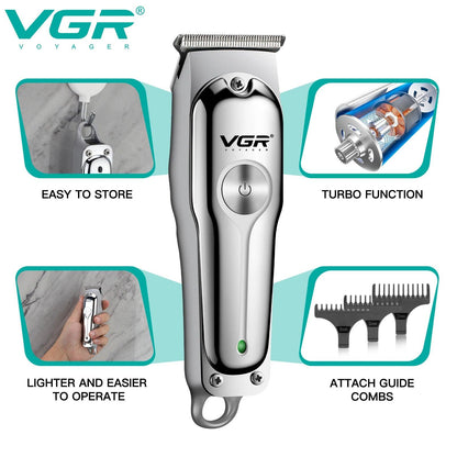 VGR Hair Trimmer Professional Hair Clipper Wireless - Empire P.E