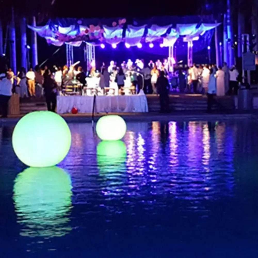 40cm Large Led Beach Ball With Remote Control 13 Colors With Inflation Pump For Sum&mer Fun Outdoor Games Decorations Pool Party - Empire P.E