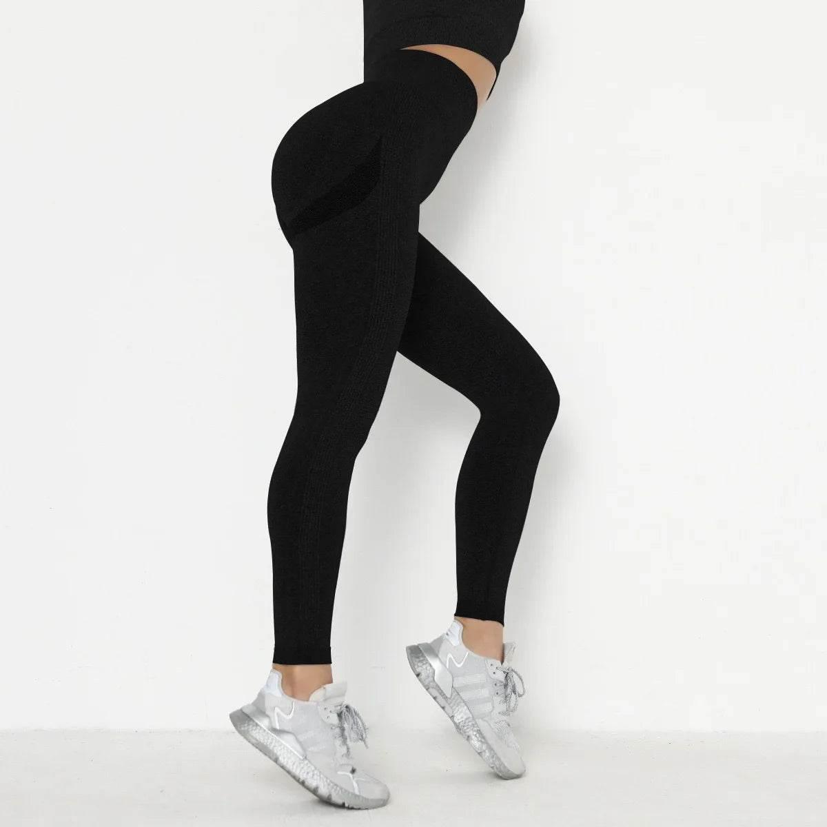 Women Yoga Leggings High Waist Exercise Sports Trousers Running Fitness Gym Leggings Quick Dry Hip Lifting Femme Slim Pants - Empire P.E