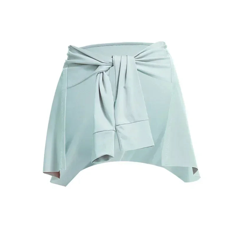 Gym Skirt Wrap Covering Buttocks Workout Fitness Wear Dance Ballet Skirts for Women Sport Yoga Dress Short Thigh Cover Skirt - Empire P.E