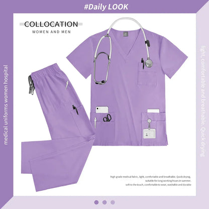 Anesthetist Nursing Uniform Suit