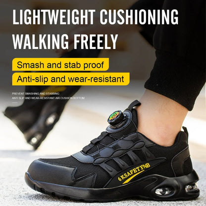 Rotary Buckle Work Protective Shoes