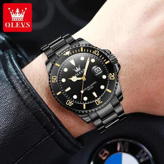 Men Fashion Trend Diving Quartz Watch - Empire P.E