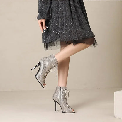 Womens Fashion High Heeled Boots - Empire P.E