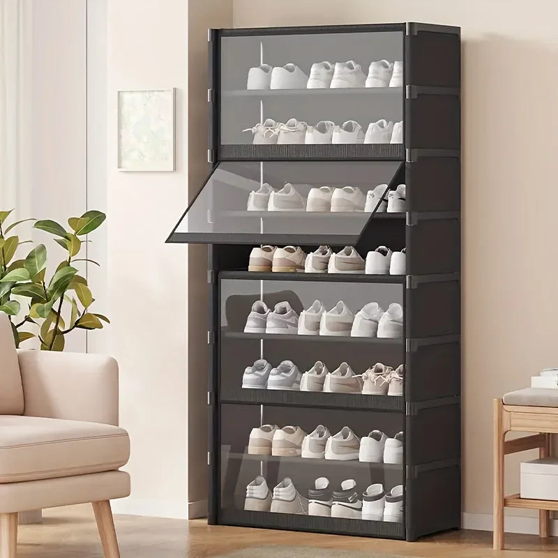 Shoe Rack-Shoe Storage Cabinet Vertical Shoe Organizer