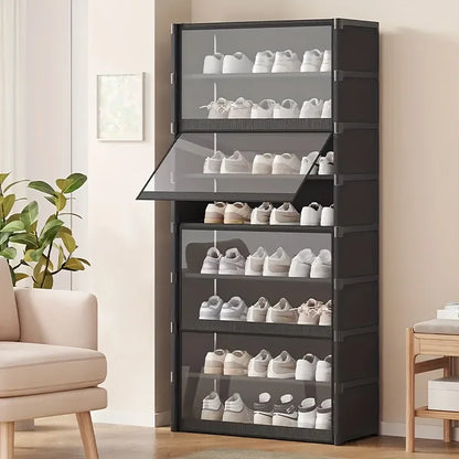 Shoe Rack-Shoe Storage Cabinet Vertical Shoe Organizer