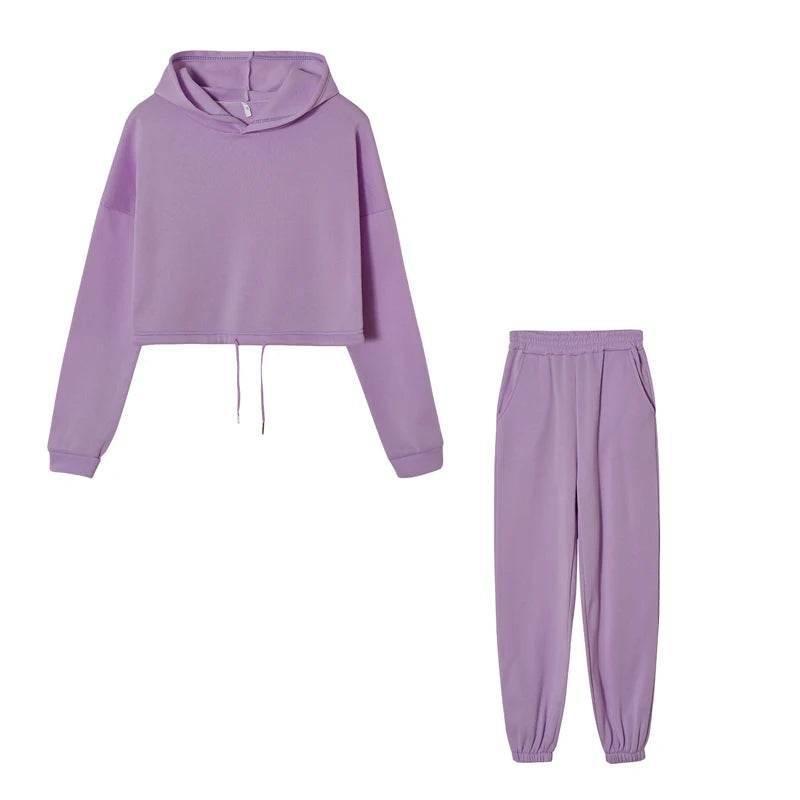 Long-sleeved Sports Casual Suit Waist Two-piece Set - Empire P.E