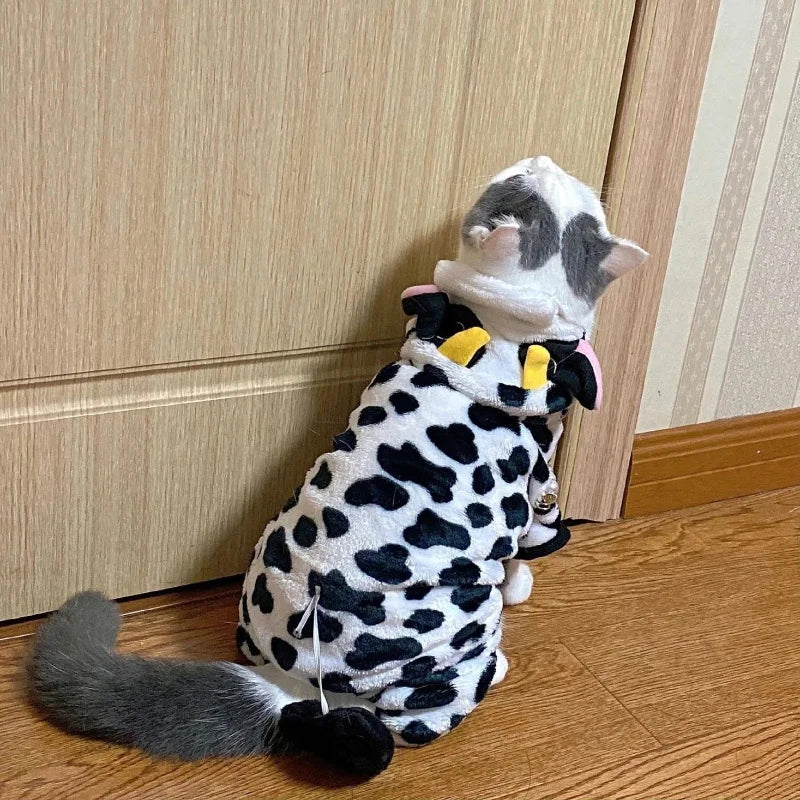 Pet Dog Soft Warm Fleece Jumpsuits
