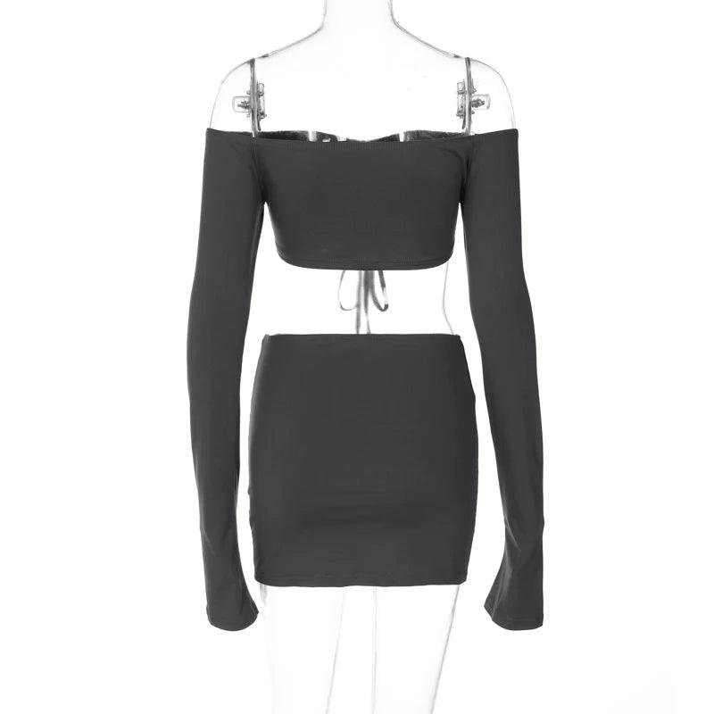 Women Matching 2 Piece Set Long Sleeve Drawstring - Empire P.E