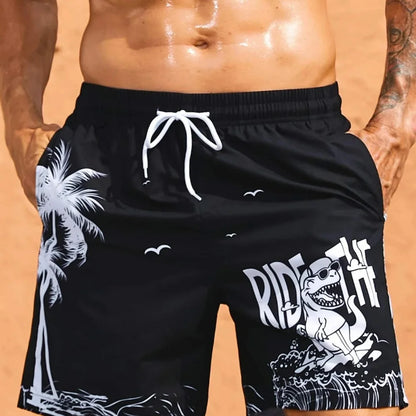 Men's Quick-Drying Hawaiian Beach Shorts