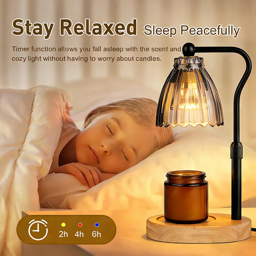 Candle Warmer Lamp with Timer Dimmable Wax Warmer Lamp