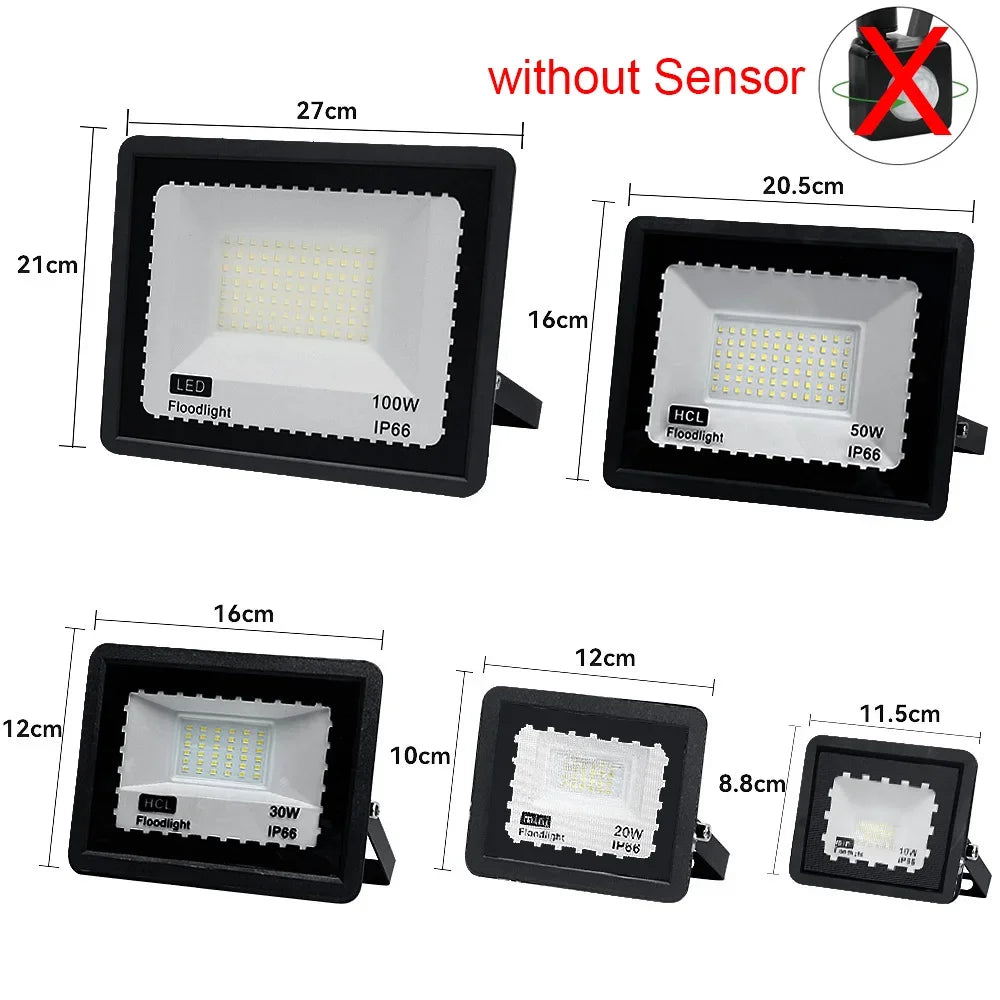 LED FloodLight PIR Motion Sensor Outdoor Led Spotlight - Empire P.E
