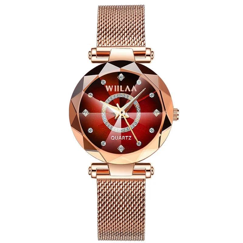 Women Bracelet Watches Stainless Steel Band Elegant Diamond Dial Ladies Wrist Watch For Crystal Exquisite Top Brand Luxury 2025 - Empire P.E