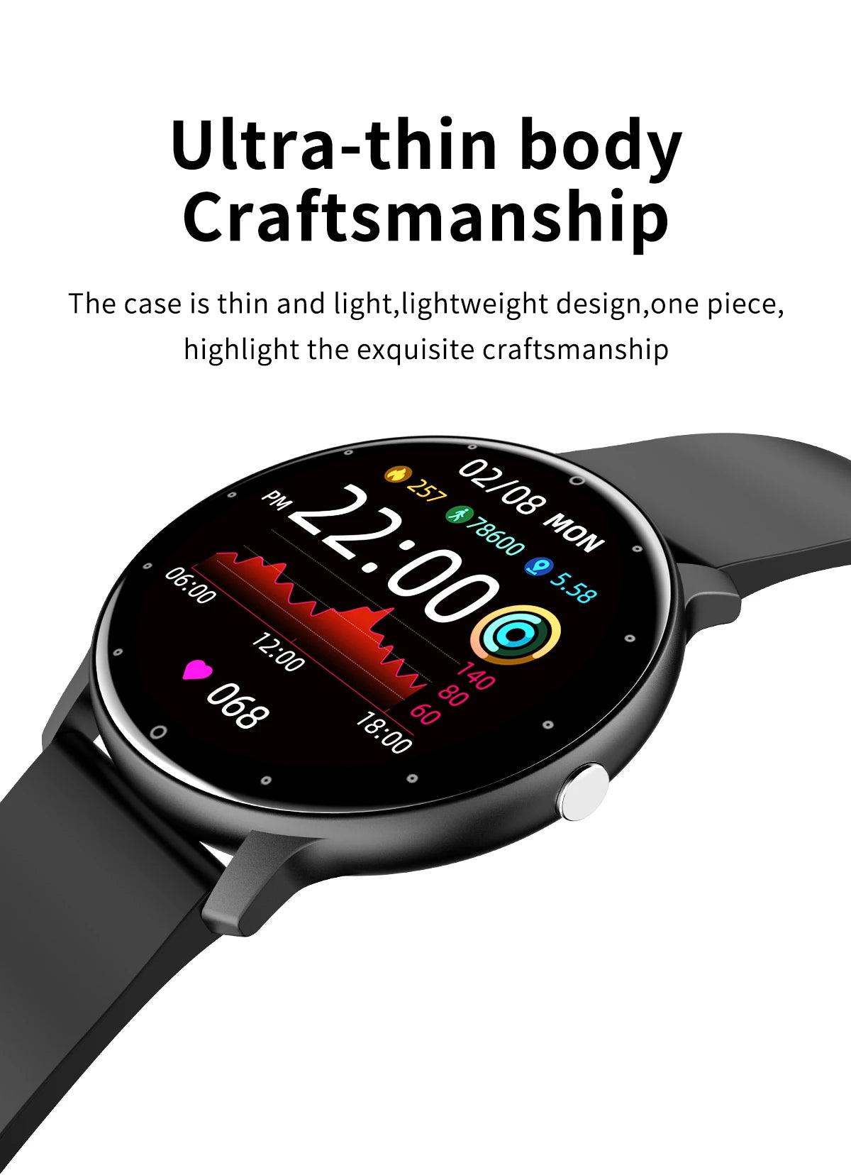 LIGE Smart Watch Men or Women Full Touch Screen Sport Fitness Watch - Empire P.E