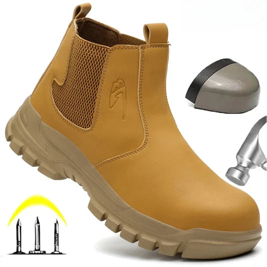 Waterproof Men's Safety Work Boots Steel Toe Shoes - Empire P.E
