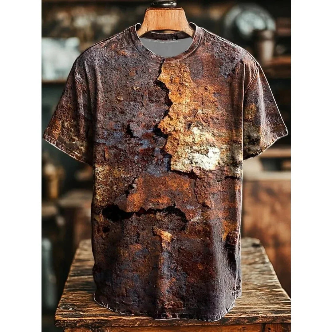 Men's Retro Print T-Shirts - Empire P.E