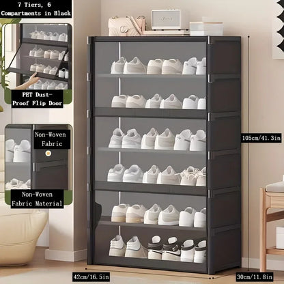 Shoe Rack-Shoe Storage Cabinet Vertical Shoe Organizer
