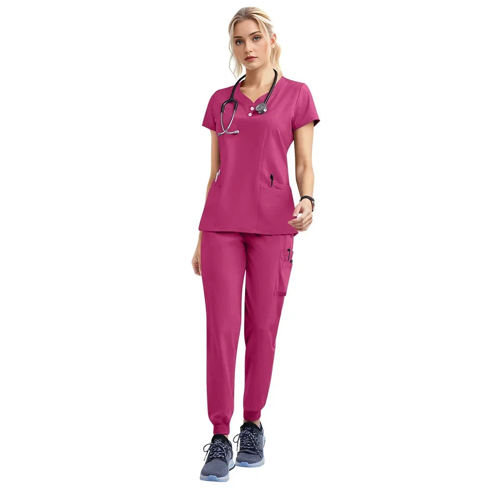 Scrubs Set Women Jogger Workwear - Empire P.E