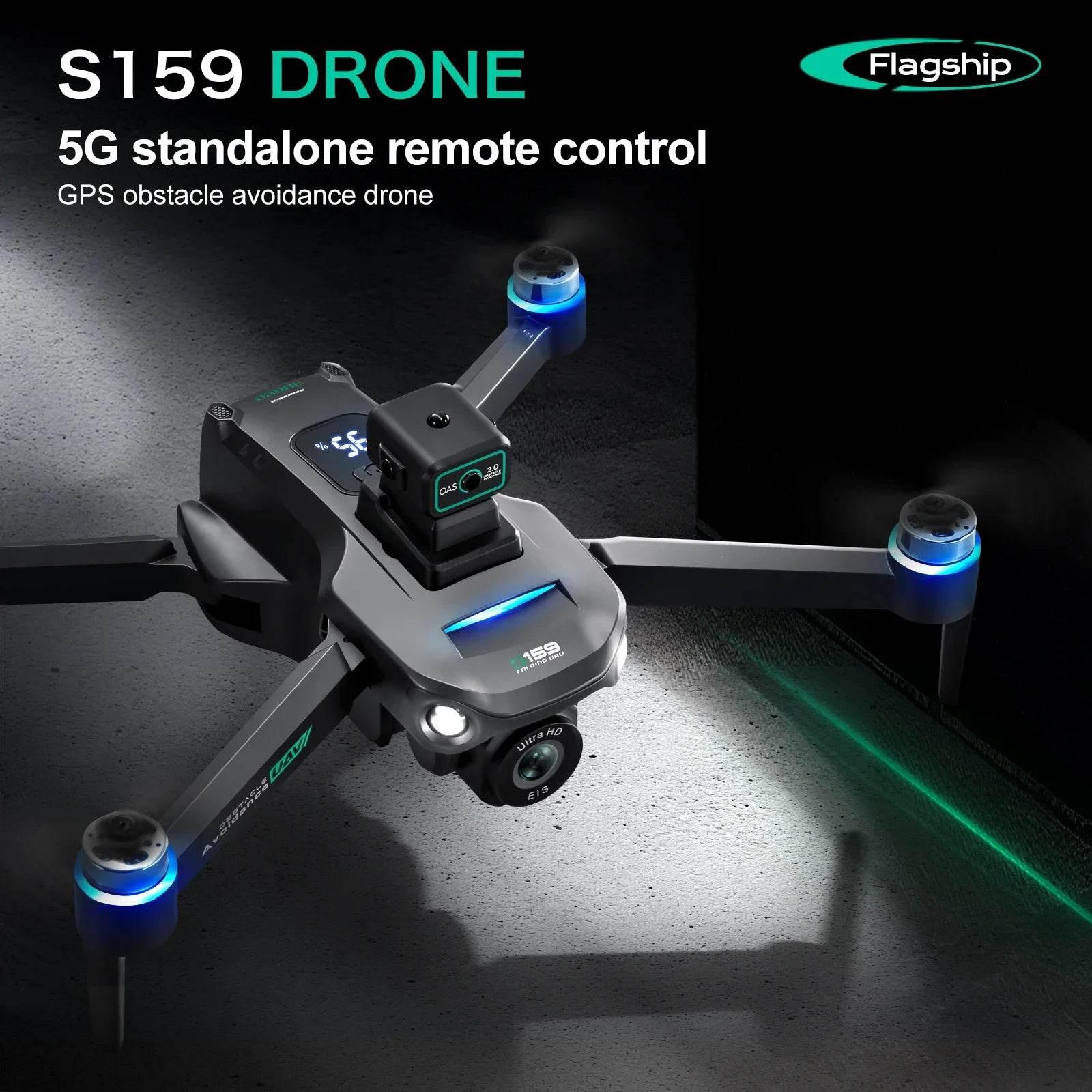 2024 New S Drone Professional 8k Camera Four-Axis Aerial Photography with Screen Remote Control 5G WIFI GPS FPV Dron RC 5000M - Empire P.E
