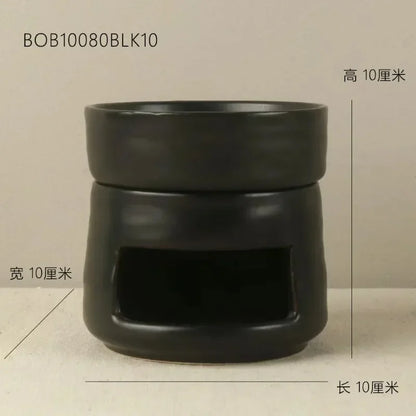 Exquisite ceramic craftsmanship candle holder wax oil burner