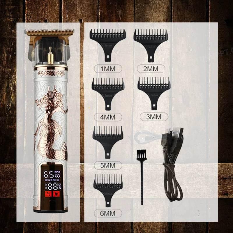New WaterProof Professional Electric Shaver for Men Razor for Men Mower Beard Trimmer Barber Shaving Machine T9 Hair Clipper - Empire P.E