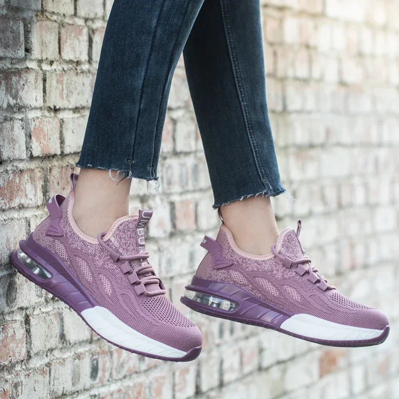 Women Safety Shoes For Work Safety Boots Breathable Steel Toe  Puncture Proof