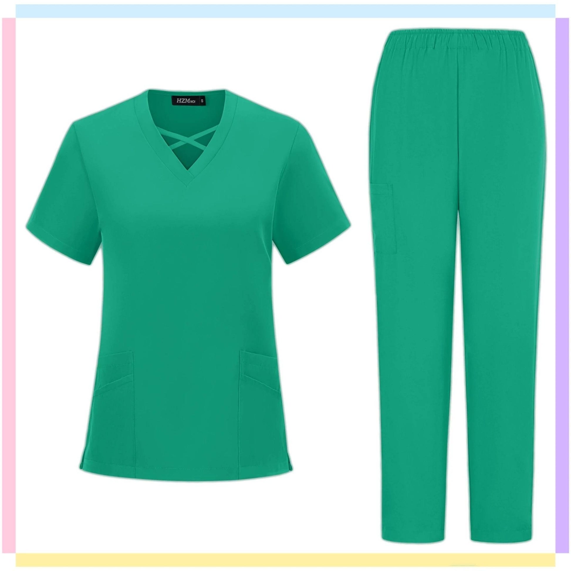 Hot Sale Anti Wrinkle Washable Soft Nurse Scrubs Hospital Medical Scrubs Women Nursing Top Jogger Scrubs Uniforms Sets Work Wear - Empire P.E