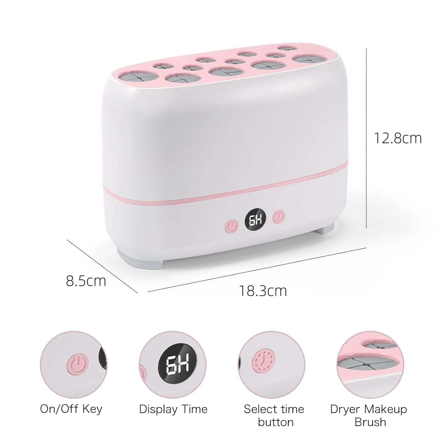 Automatic Makeup Brush Cleaner  Fast Drying USB Portable