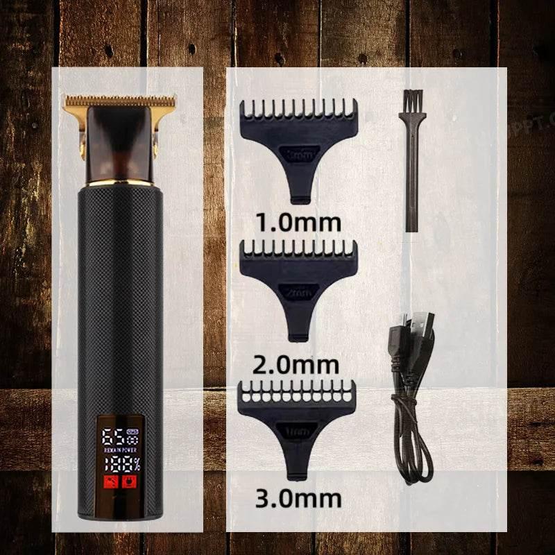 New WaterProof Professional Electric Shaver for Men Razor for Men Mower Beard Trimmer Barber Shaving Machine T9 Hair Clipper - Empire P.E